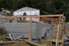 Excavation foundations concrete.