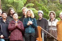 A group of guests who enjoyed staying so much they extended their visit - to the extent that this became the "class of mid-May." Many happy times.