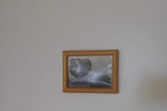 The alms bowl and robe are signs of the renunciant life. Letting go.