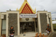 The entrance to the Thai Temple in Christchurch.