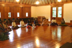 The new year retreat core group (a few missing) just prior to the closing ceremony. Release and Renewal.