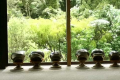 After dana bowls are washed and sun dried.