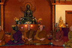 Bhante Buddharakhita joined us for Sunday evening puja.