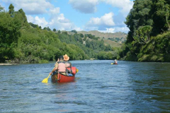 Despite the dry summer there is plenty of depth and flow to the river.