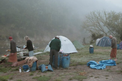 Our first camp - morning.