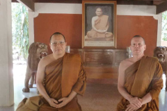 Underneath Ajahn Chahs kuti.