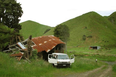 Tudong: our 4th night. A bit of a doer-upper but very cosy inside.