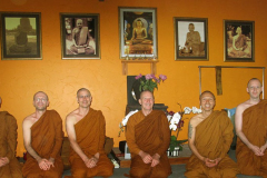 Ajahn Kusalos last day with the sangha at Wat Buddha Dhamma.