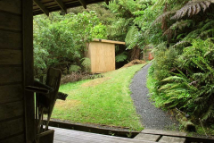 The new loo - looking from the back corner of the sala.
