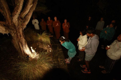 The final ritual: planting our aspirations for the new year.