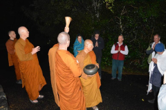 All aspirations interred – a sprinkling of holy water.