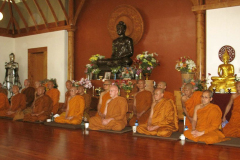 An illustrious gathering of senior monks. Three dhamma talks and several reflections were much appreciated by all.