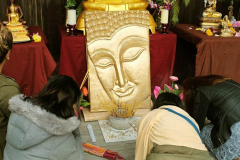 The new Buddha — all bright and shiny.