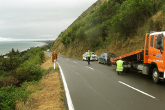 Two flat tyres. Police and all the fun of samsara. The view is very nice.