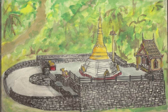 A colour rendition of the original concept drawing.
