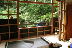 The view out the new picture window of the extended Chao Khun kuti. Bruce (Kilroy) waz ere.