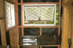 The newly formed Chao Khun kuti kitchen. A lot more work require still.