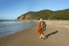Haratonga beach. We camped at the far end - away from the crowds.