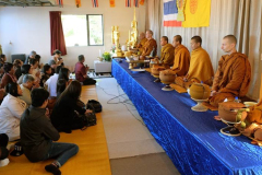Ajahn Nattawat hosts a gathering at the new Thai temple in Newlands. We sincerely hope all the forces of goodness support the move to the new residence.