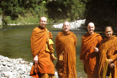We took Ajahn Kongrit on a visit to Kaitoke reserve - Rivendell. The elves had moved on and we were the most faerie like creatures on site. A beautiful day.