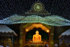 A visit to Bhante Subodhis temple. There is no shortage of light.