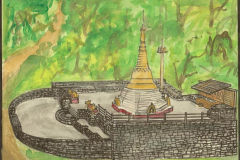 One of the first concept sketches. Quite a few details have changed but the overall plan is such.