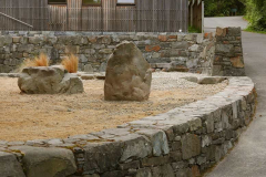 Two rocks nicely placed. There is still some work to be done but it still looks very nice.