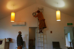Ajahn Dta taking care of time.