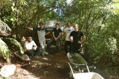 We have been slowly working on the memorial garden. The pavilion area is almost done.
