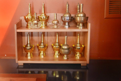 The water pouring vessels now have an official home on the shrine.