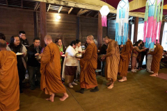 The Sangha on pindapat.