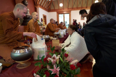 Offerings made to the sangha.
