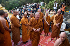 All the sangha added relics in turn.