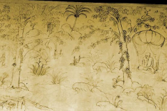 The design has changed many times and this is the current sketch - done by Sukanit a Korat artist. Sise: 5m x 1.8m