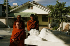 The reclining buddha destined for our stupa. See all images here The reclining buddha destined for our stupa. See all images here