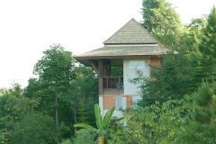 The kuti I stayed in at Anandagiri.