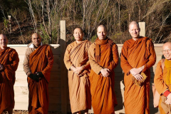 A visit to Dhammagiri monastery to pay respects to Ajahn Jinalankara.