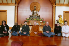 The monastery committee after the 2018 AGM