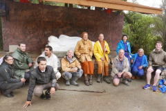 The installation crew at the end of the four hour rupa placement.