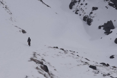 Getting amongst the whiteness of it all.