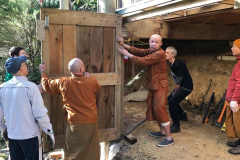 Clearing the vihara basement. What was the Cardinals Palace is no more.