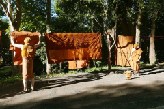 After a grueling climb we get to do some laundry and dry out.