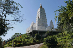 And then seemingly in the middle of nowhere we find a replica of BuddhaGaya temple.