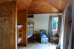 The main living area of the Raja kuti.