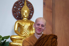 Venerable Buddhisaro looking very much all that he is!