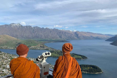 SI tudong: Monks looking for a good place to camp? or go pindapat perhaps?