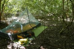 Our first camp site.