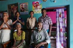 The man in the blue sarong invited us to his home for tea and to meet the family.
