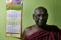 The abbot of the temple where we stayed the night. We shared the meal with him before heading off to catch a bus.