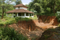 More consequence of the irrigation project. Most of the houses around here have been demolished. This old dana sala has been spared kind of.